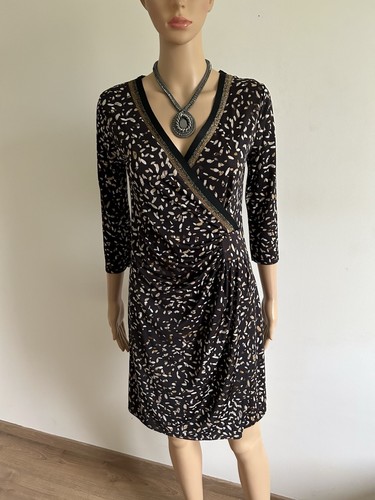 Robe noire imprimée riu - robe,