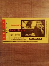 Billet De Concert Bernard Lavilliers
