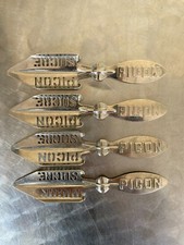 4 ANCIENNES CUILLERES A ABSINTHE PUBLICITAIRE PICON SUCRE APERITIF BISTROT