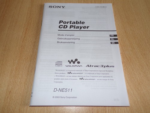 Manuel portable cd player - ",