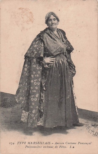 Marseille ancien costume - marseille,