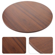 Plateau de table rond en bois