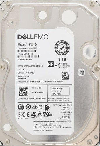 Disque dur dell - dur, 8tb