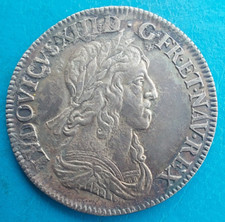Louis XIII , 1/4 quart d'écu