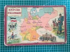 mm028 circa 1910 carte cartonnée 27x17cm imagerie militaire Empire d'allemagne