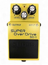 Pédale d'effets d'overdrive BOSS SD-01 testée et fonctionne 8281