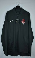 HOUSTON ROCKETS Nike NBA Warmup Zip Up Jacket Practice Gray Mens XLT