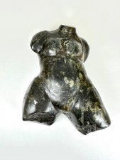 Sculpture torse féminin – Albâtre / Stéatite