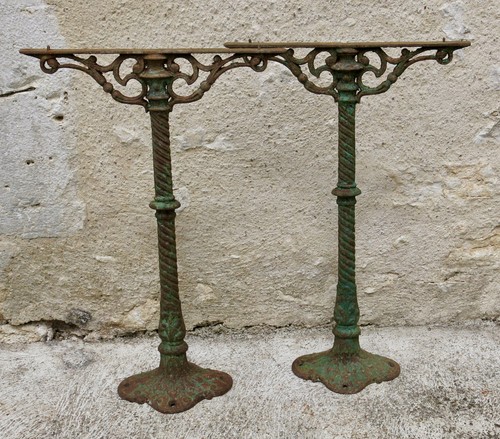 Pieds table fonte - pieds, fonte,