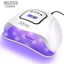 Lampe UV 45 LED ongles Manucure Pédicure Sèche Vernis Gel Professionnel Minuteur