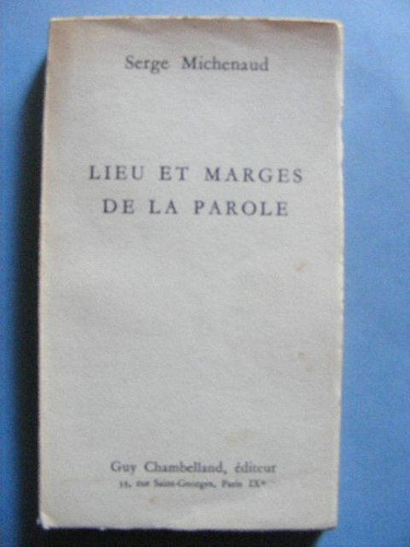 Serge michenaud lieu - et, marges
