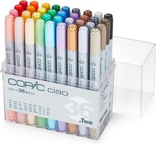 Too Copic Ciao 36 Colors Starter Set Illustration Marqueurs Multicolore...