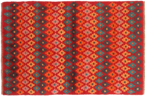 Tapis gabbeh 110x170 - 110x170, fait