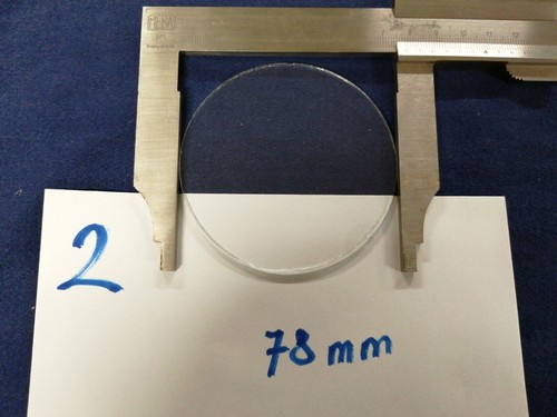 Verre plat lentille - , lunette