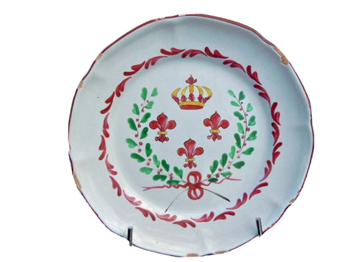 Assiette faïence décor
