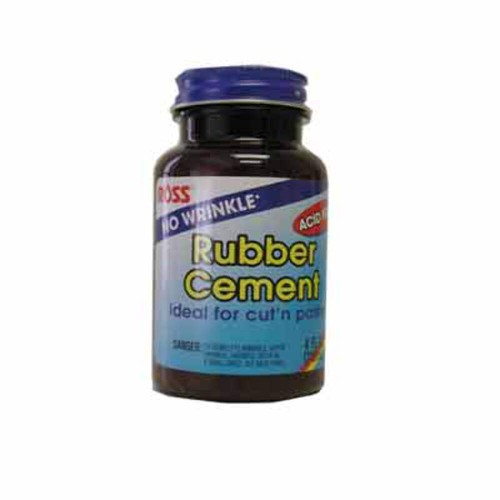 Rubber cement - cement, (4oz)