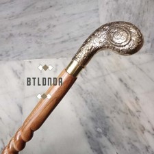 Canne en bois spirale