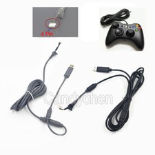 USB 4 Broche Cable +Breakaway Adaptateur Pour Xbox 360 Wired Controlleur Manette