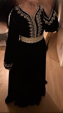 Robe velour ceintrée - en,