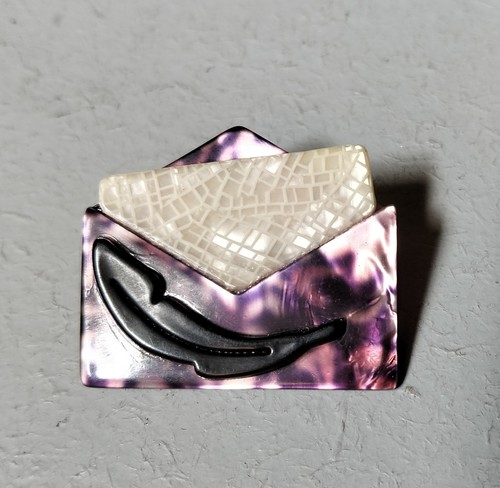 Broche vintage signée - vintage, lea