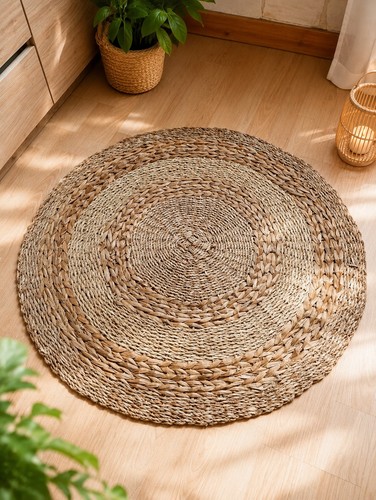 Tapis rond naturel - , cm