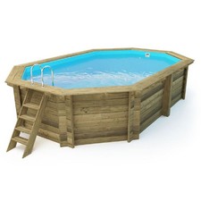 Piscine OCTOGONALE en bois