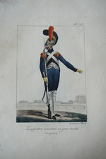 LITHO COULEUR COSTUME PORTRAIT