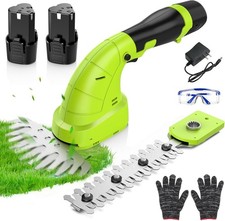 12V Taille Haie Batterie 2 en 1 Électrique Taille-Herbes sans Fil avec