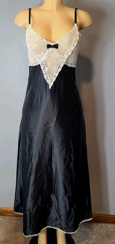 Vtg lace slip - lace, dress