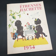 Catalogue ETRENNES HACHETTE 1954. 23 x 29 cm 16 pages publicitaire DISNEY Mickey