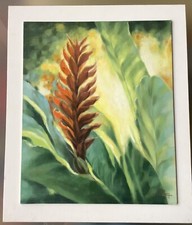 J.FEBVRE 20ème peintre bourguignon nature morte Hcarton fort toilé