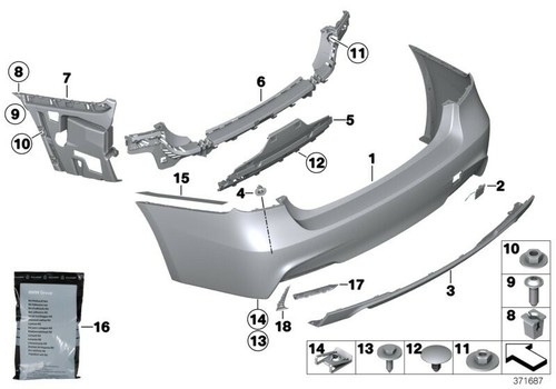 Diffuseur bmw f30 f31 - f30, m