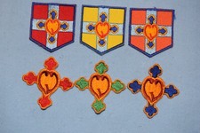 C38 insigne écusson catholique scout Ames Vaillantes Cœurs Vaillants patronage