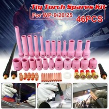 46Pcs Tig Gas Lentille Collet