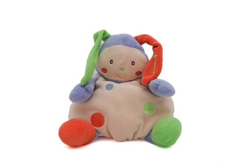 Doudou coccinelle lapin beige