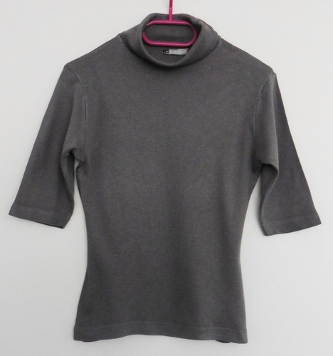 Pull gris col - gris, manches