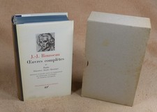 LA PLEIADE : J.J. ROUSSEAU -