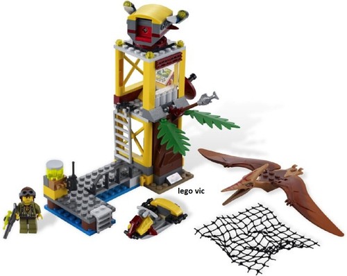 Lego 5883 dino tower - tower, takedown