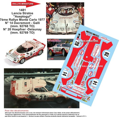 Decals ref 1481 - 1/24,