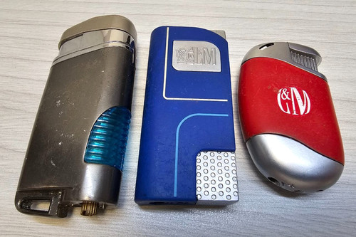 Briquets gaz vintage m - briquets,