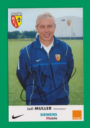 Football carte entraineur joel - football,