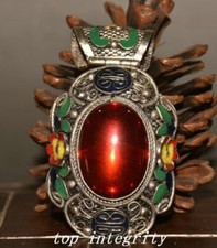 2.9" Old China Dynasty Bronze