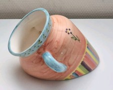 Cache-pot Mural Coloré En Céramique Peint À La Main M/B 