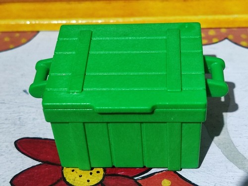 Playmobil boite tiroir vert - boite,