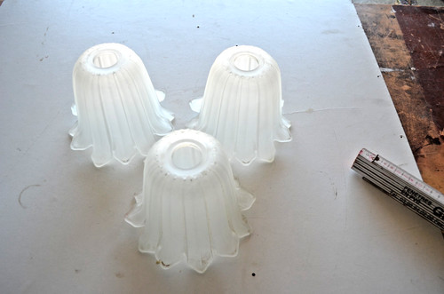 Tulipes verre pour lustre - verre,