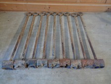 outil ancien 9 Marque a Chaud chiffre fer marqueur Tonnelier vieux métier 