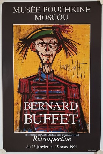 Affiche bernard buffet - buffet, 1991