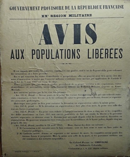 Ww2 affiche libération - ww2,