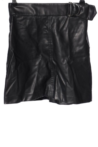 Zara jupe cuir synthétique - en,
