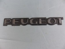 PEUGEOT sigle emblème logo insigne monogramme hayon coffre en plastique